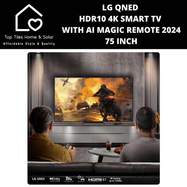 LG QNED HDR10 4K Smart TV with AI Magic Remote 2024 - 75 Inch