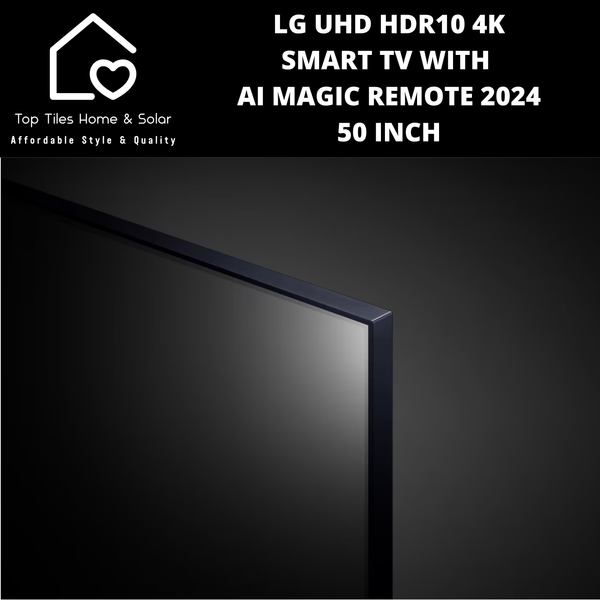 LG UHD HDR10 4K Smart TV with AI Magic Remote 2024 - 50 Inch