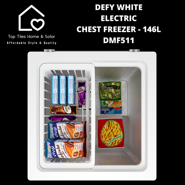 Defy White Electric Chest Freezer - 146L DMF511