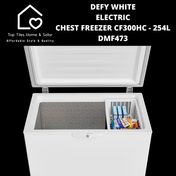 Defy White Electric Chest Freezer CF300HC - 254L DMF473