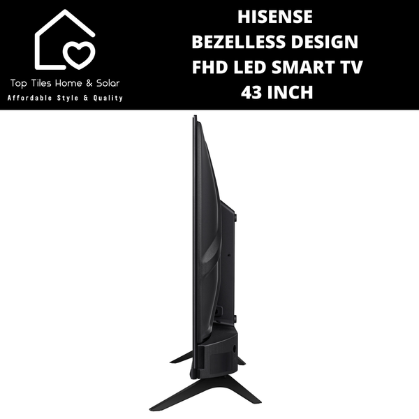 Hisense Bezelless Design FHD LED Smart TV - 43 Inch