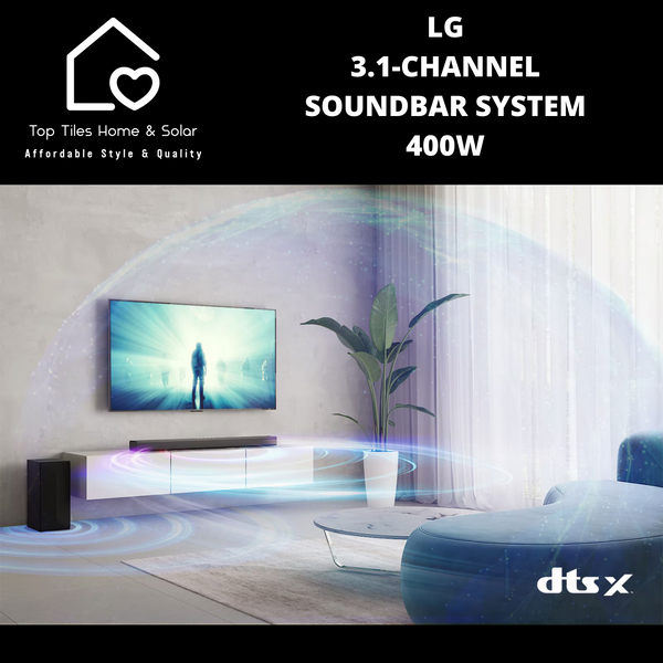 LG 3.1-Channel Soundbar System - 400W