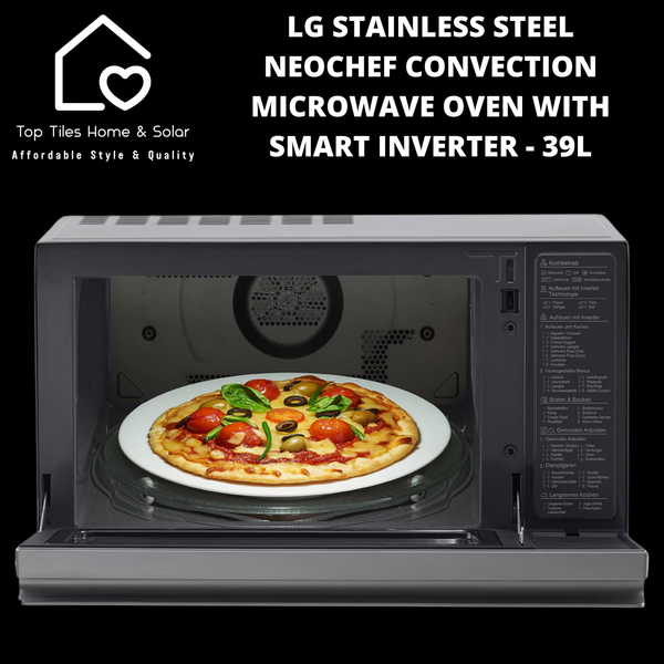 LG Stainless Steel NeoChef Convection Microwave Oven with Smart Inverter - 39L