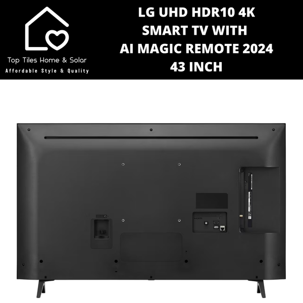 LG UHD HDR10 4K Smart TV with AI Magic Remote 2024 - 43 Inch