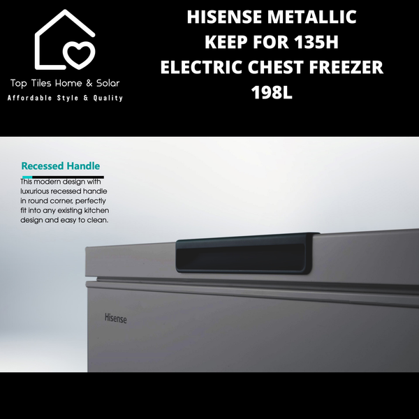 Hisense Metallic Keep For 135H Electric Chest Freezer - 198L