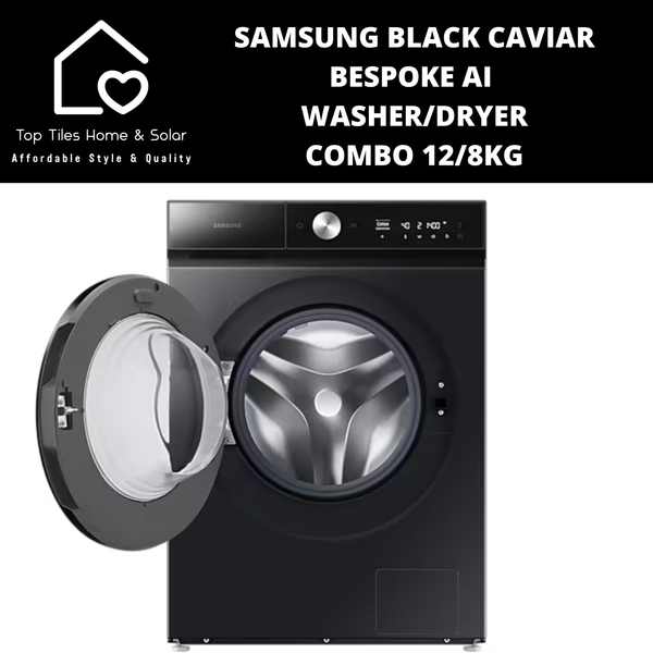 Samsung Black Caviar Bespoke AI Washer Dryer Combo - 12/8kg