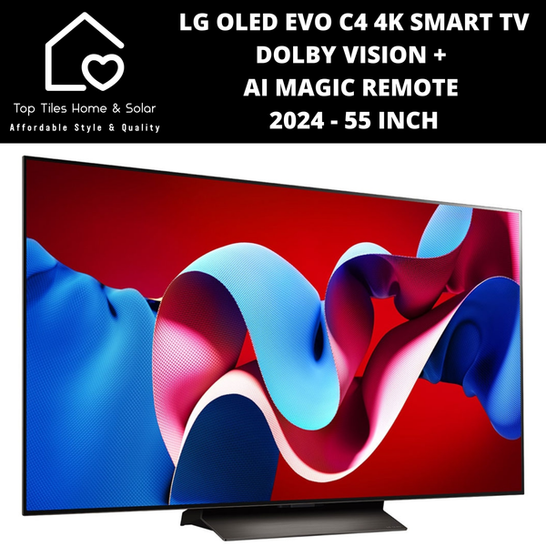 LG OLED EVO C4 4K Smart TV Dolby Vision + AI Magic Remote 2024 - 55 Inch