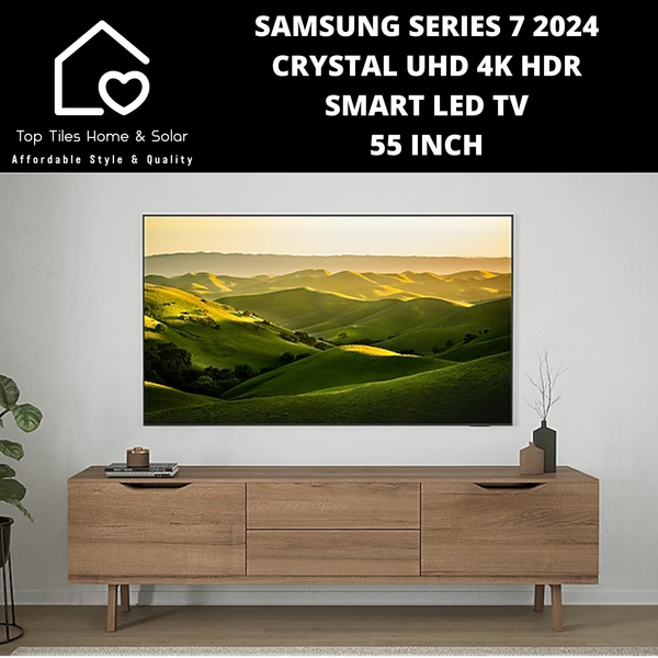 Samsung Series 7 2024 - Crystal UHD 4K HDR Smart LED TV - 55 Inch