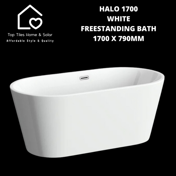 Halo 1700 White Freestanding Bath - 1700 x 790mm