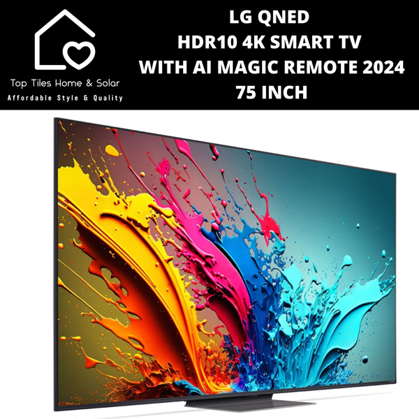 LG QNED HDR10 4K Smart TV with AI Magic Remote 2024 - 75 Inch