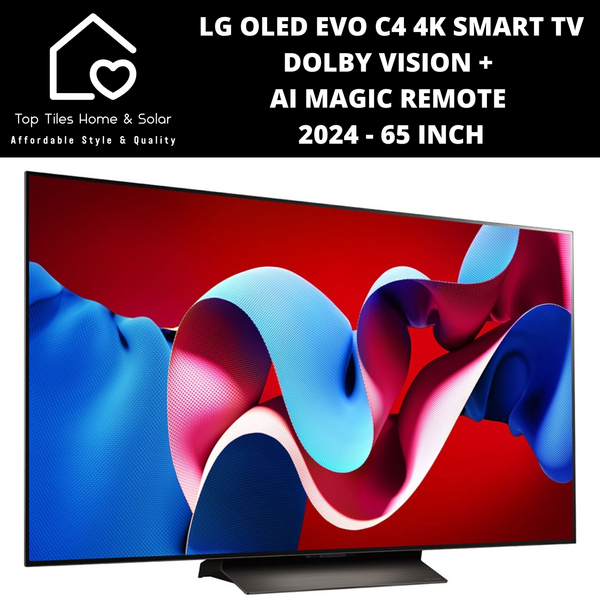 LG OLED EVO C4 4K Smart TV Dolby Vision + AI Magic Remote 2024 - 65 Inch