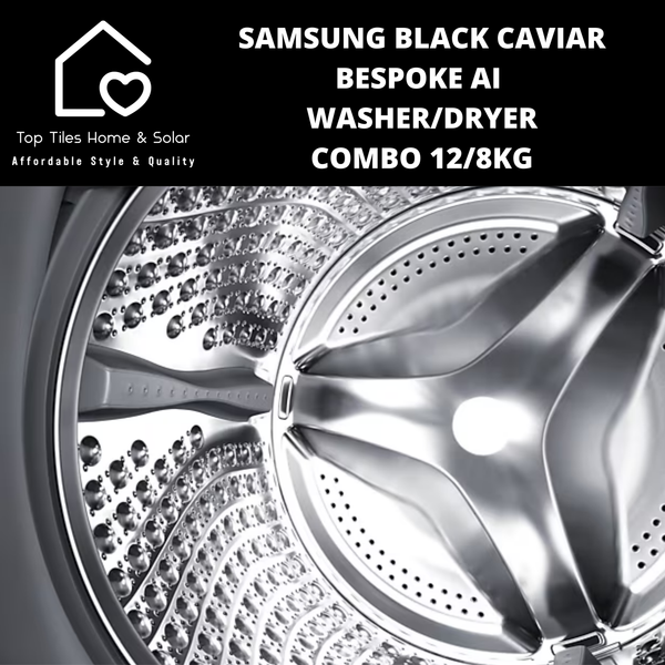 Samsung Black Caviar Bespoke AI Washer Dryer Combo - 12/8kg