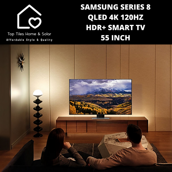 Samsung Series 8 QLED 4k 120Hz HDR+ Smart TV 55 Inch