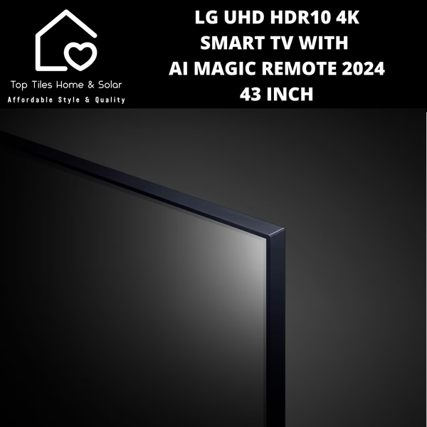 LG UHD HDR10 4K Smart TV with AI Magic Remote 2024 - 43 Inch