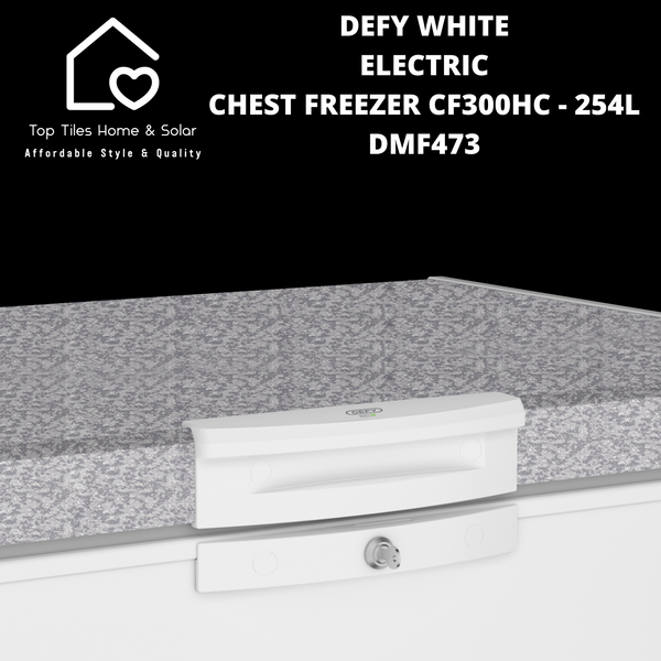 Defy White Electric Chest Freezer CF300HC - 254L DMF473