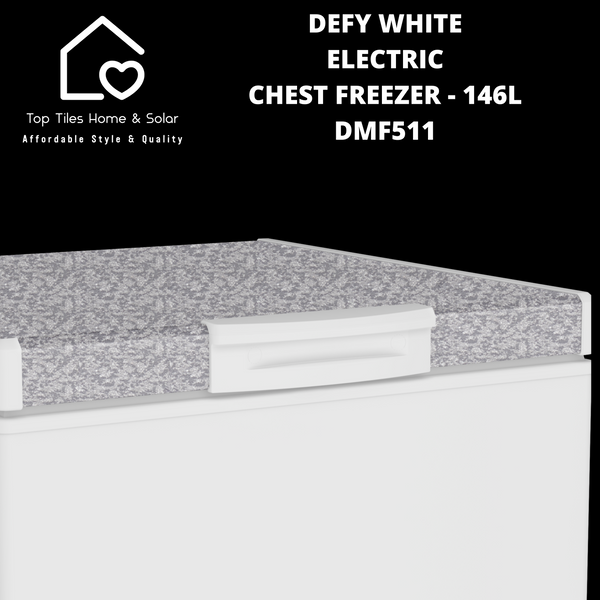 Defy White Electric Chest Freezer - 146L DMF511