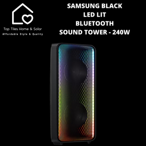 Samsung Black LED Lit Bluetooth Sound Tower - 240W