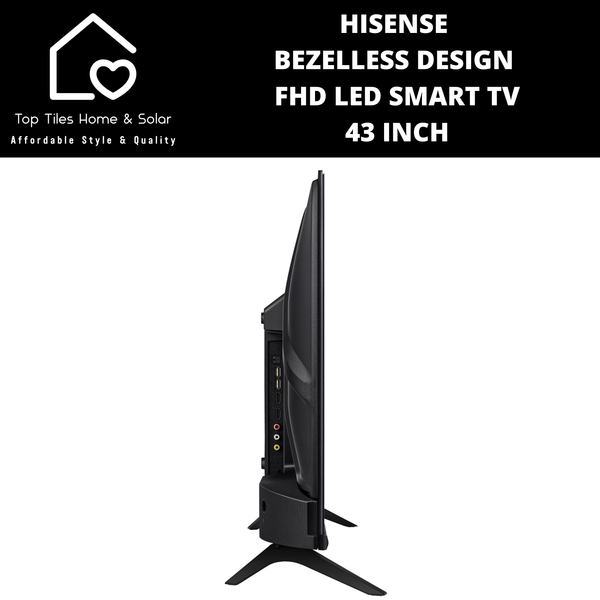 Hisense Bezelless Design FHD LED Smart TV - 43 Inch