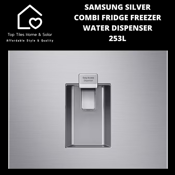 Samsung Silver Combi Fridge Freezer - 253L Water Dispenser