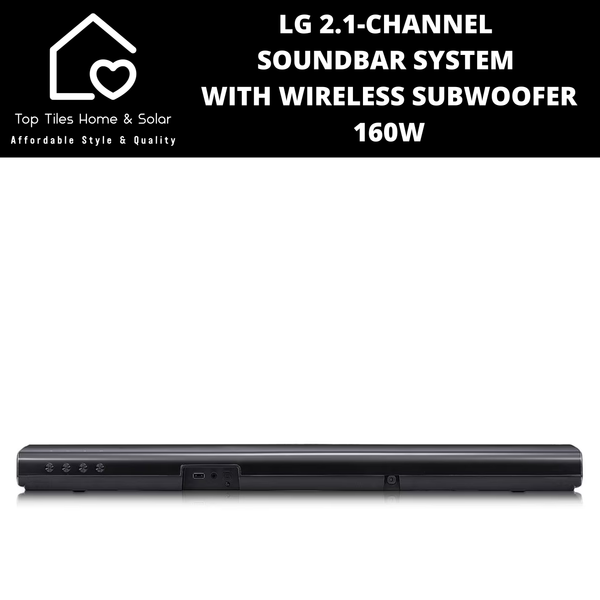 LG 2.1-Channel Soundbar System with Wireless Subwoofer - 160W