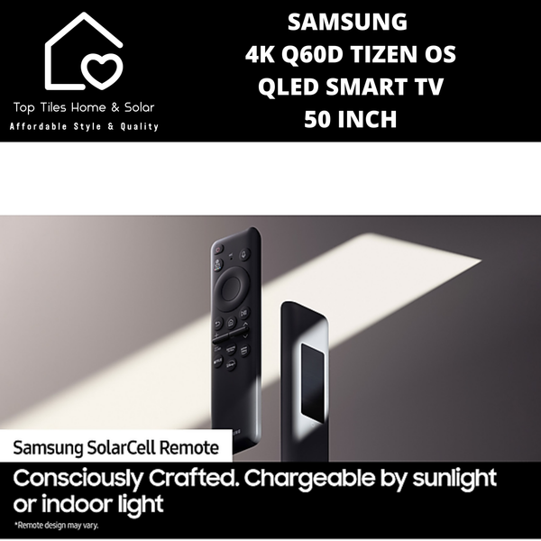 Samsung 4K Q60D Tizen OS QLED Smart TV - 50 Inch