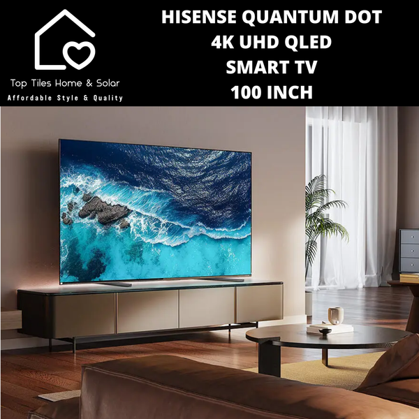 Hisense Quantum Dot 4K UHD QLED Smart TV - 100 Inch