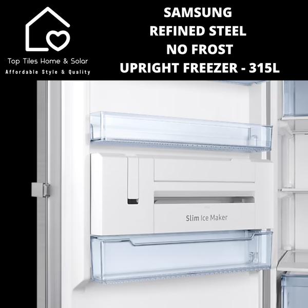 Samsung Refined Steel No Frost Upright Freezer - 315L