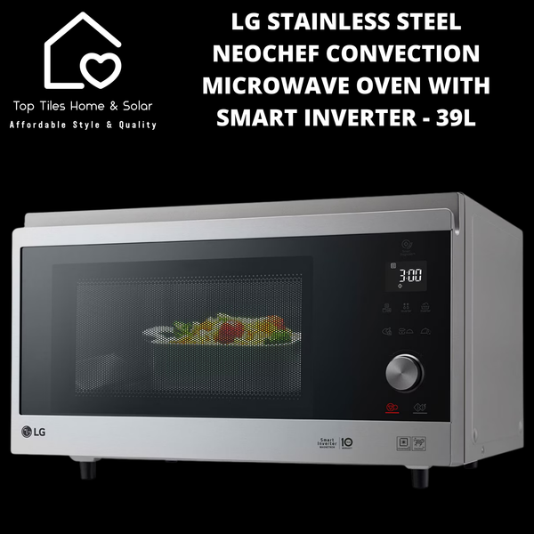 LG Stainless Steel NeoChef Convection Microwave Oven with Smart Inverter - 39L