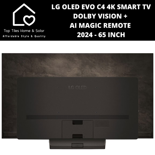 LG OLED EVO C4 4K Smart TV Dolby Vision + AI Magic Remote 2024 - 65 Inch