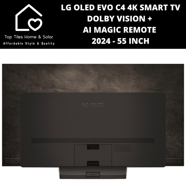 LG OLED EVO C4 4K Smart TV Dolby Vision + AI Magic Remote 2024 - 55 Inch