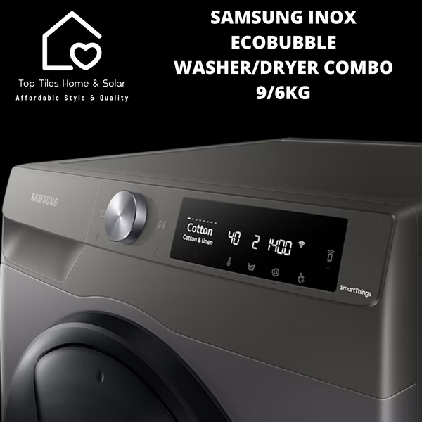 Samsung Inox EcoBubble Washer Dryer Combo - 9/6kg