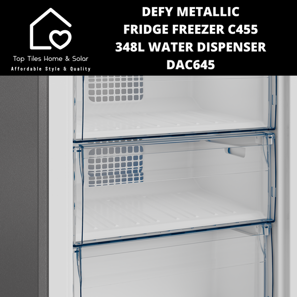 Defy Combi Fridge Freezer C455 - 348L Water Dispenser DAC645