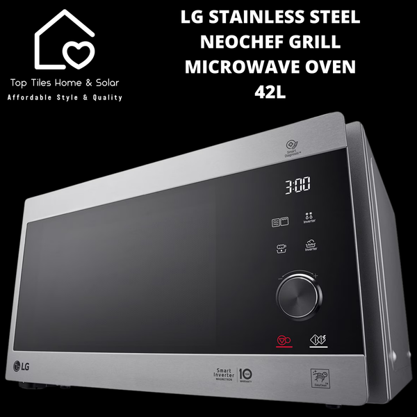 LG Stainless Steel NeoChef Grill Microwave Oven - 42L