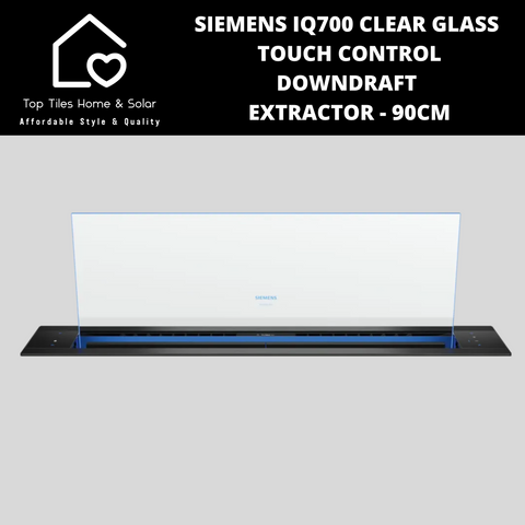 Siemens iQ700 Clear Glass Touch Control Down Draft Extractor - 90cm