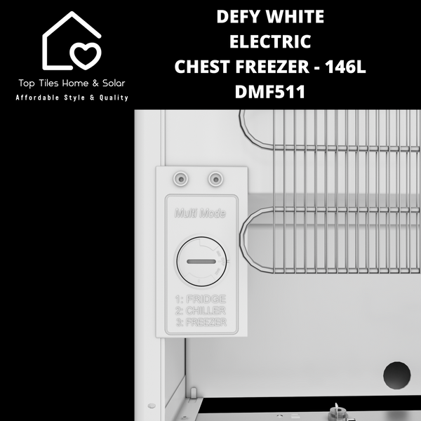 Defy White Electric Chest Freezer - 146L DMF511