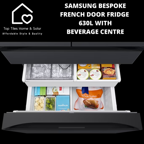 Samsung Bespoke French Door Fridge - 630L with Beverage Centre