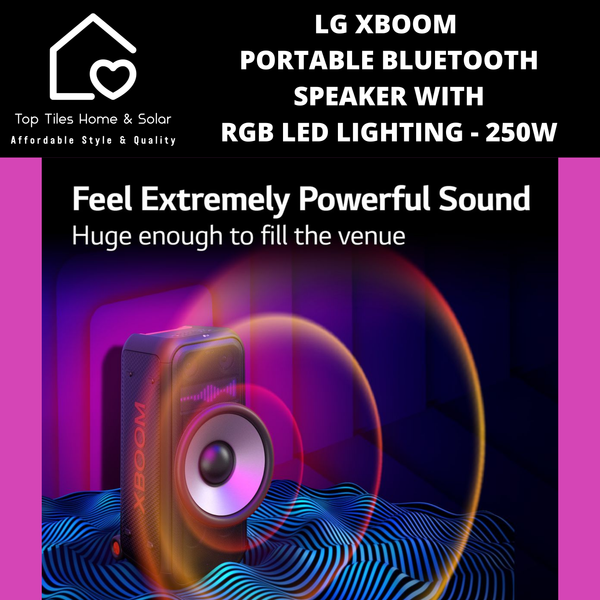 LG XBOOM Portable Bluetooth Speaker With RGB LED Lighting - 250W