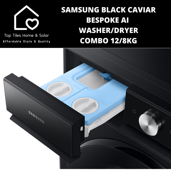 Samsung Black Caviar Bespoke AI Washer Dryer Combo - 12/8kg