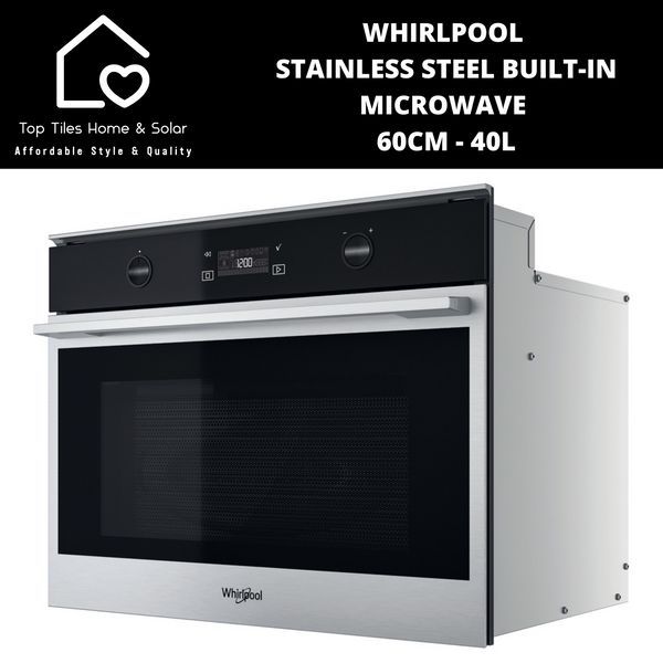 Whirlpool Stainless Steel Built-in Microwave - 60cm - 40L