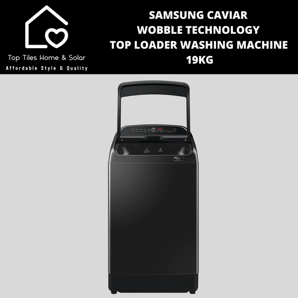 Samsung Caviar Wobble Technology Top Loader Washing Machine - 19kg