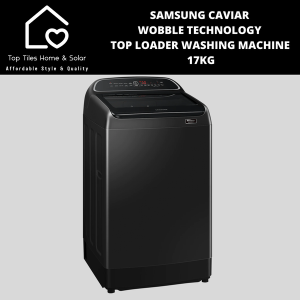 Samsung Caviar Wobble Technology Top Loader Washing Machine - 17kg