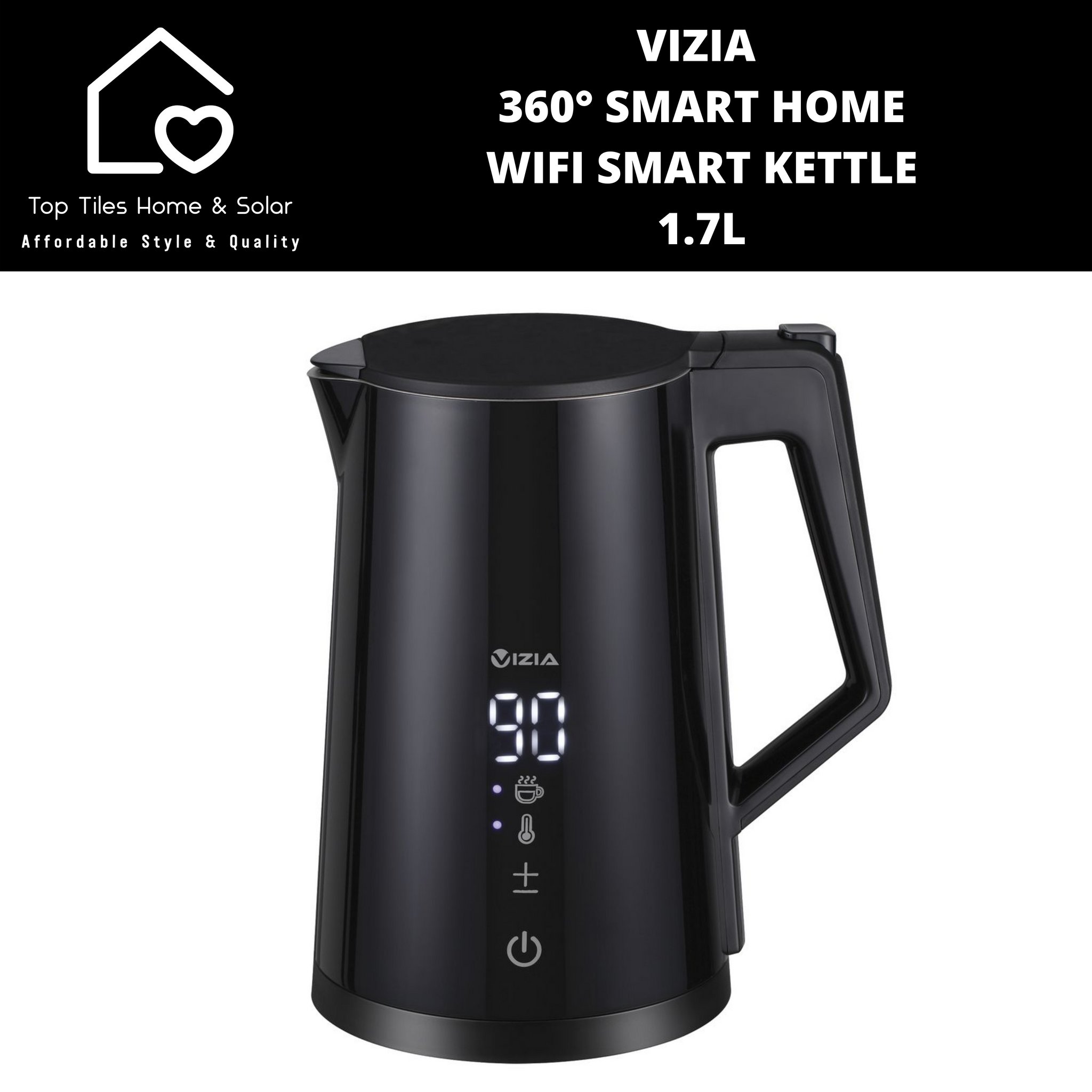 SmartLife Electric Kettle, Wi-Fi, 1.7 l, Glass