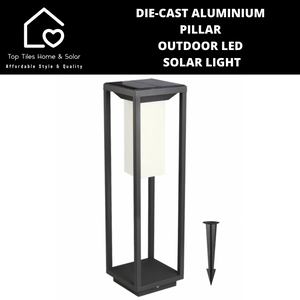 Die-Cast Aluminium Pillar Outdoor LED Solar Light