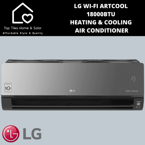 LG Wi-Fi ARTCOOL 18000BTU Heating & Cooling Air Conditioner