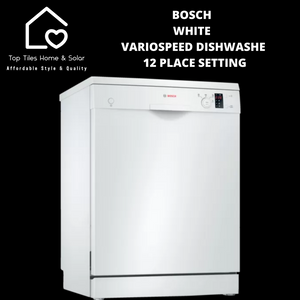 Bosch Series 2 - White VarioSpeed Dishwasher - 12 Place Setting