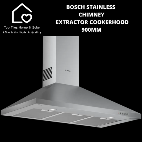 Bosch Series 2 - Stainless Chimney Extractor Cookerhood - 900mm