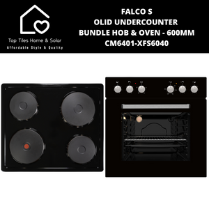 Falco Solid Undercounter Bundle Hob & Oven - 600mm CM6401-XFS6040