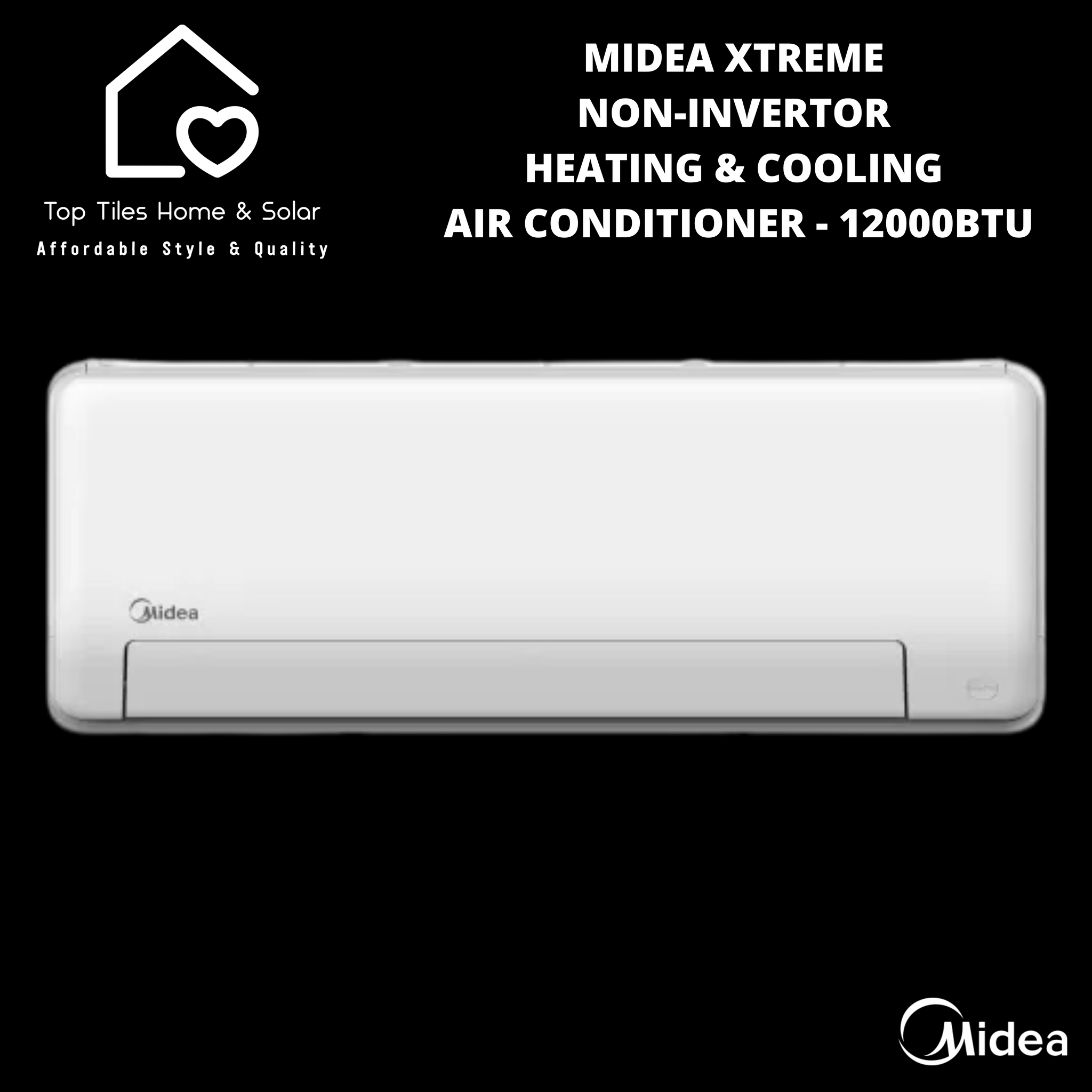 Midea Xtreme Non-Invertor Heating & Cooling Air Conditioner - 12000BTU