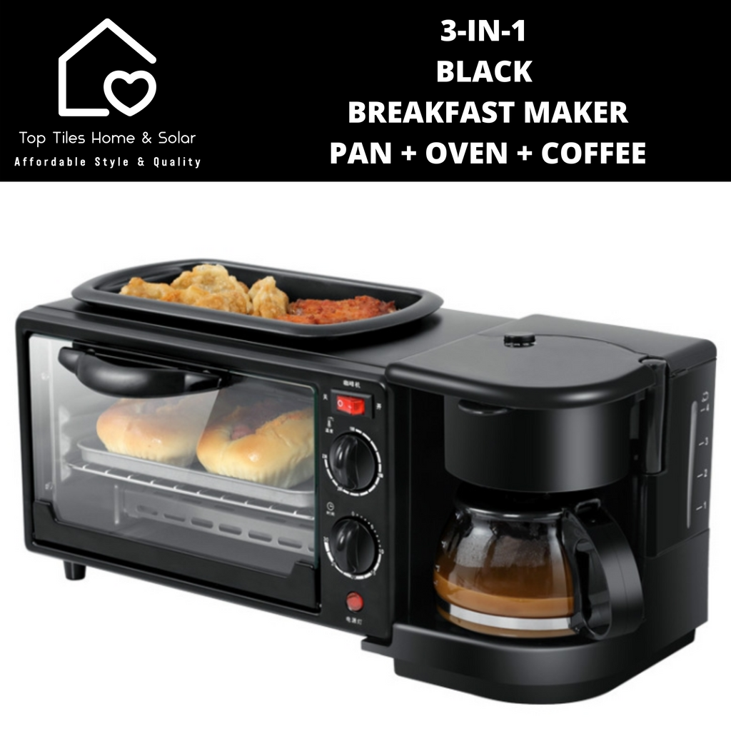 Granite 3 in 1 Breakfast Station-Breakfast Toaster Oven, Coffee