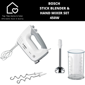 Bosch Stick Blender Hand Mixer Set 450W Top Tiles Home Solar